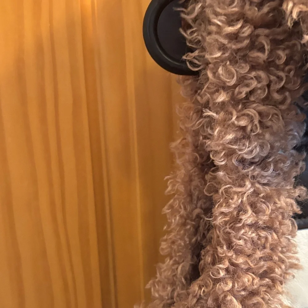 Brown and Cream Faux Fur Vest - Picture 8 of 12